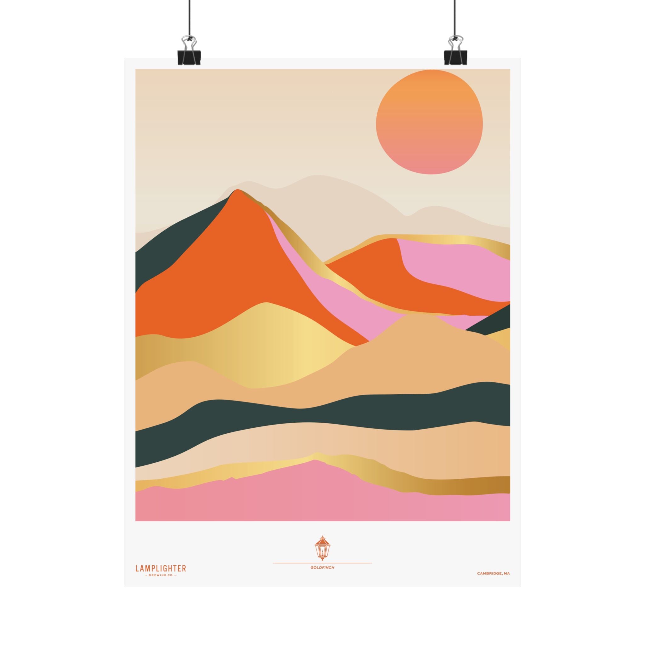 Goldfinch Can Art Poster