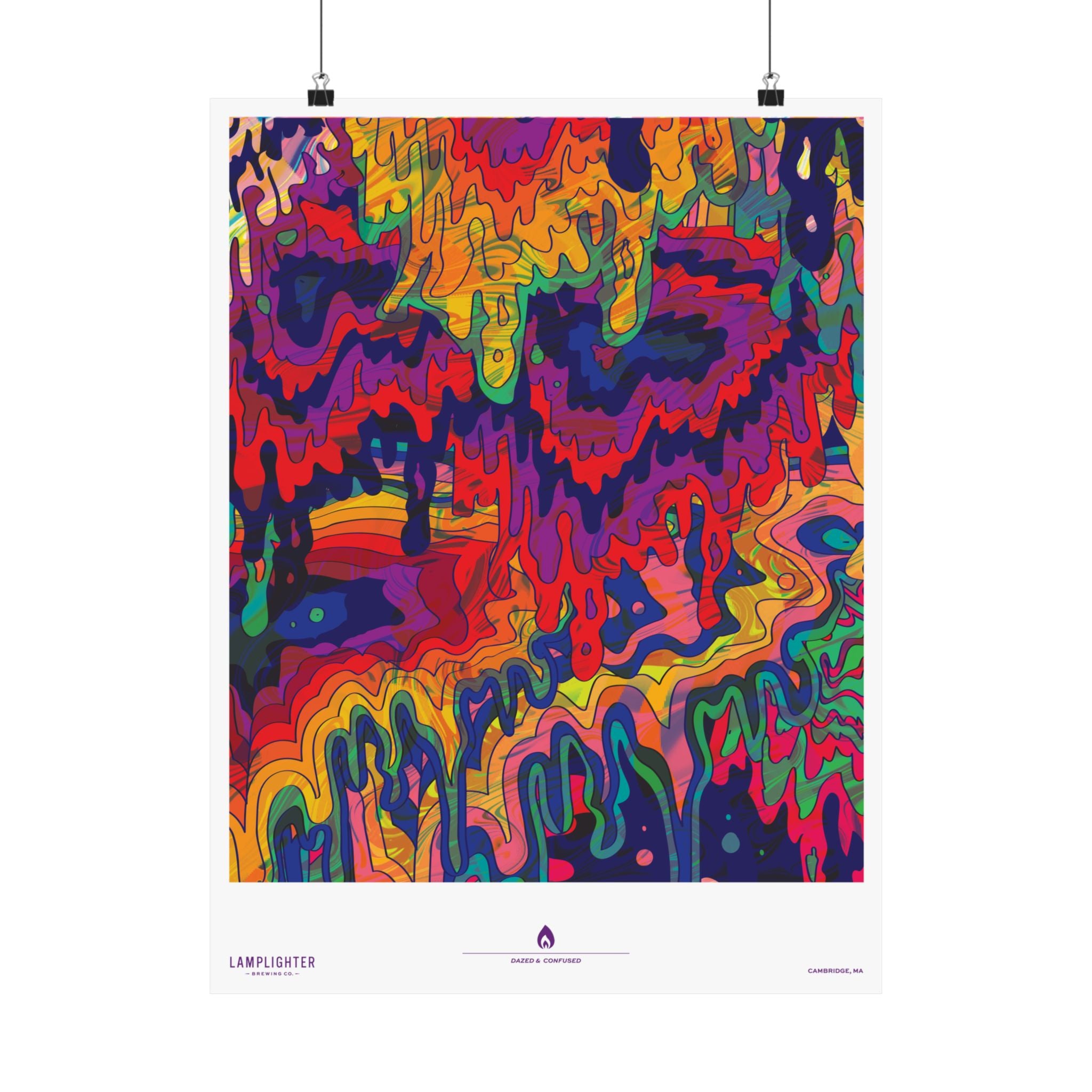 Dazed & Confused Can Art Poster – Lamplighter Brewing Co.