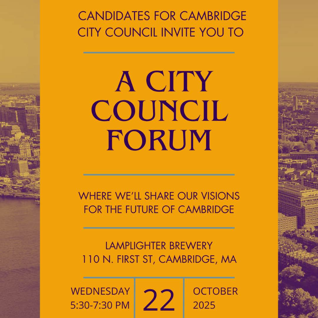 Cambridge City Council Forum at CX