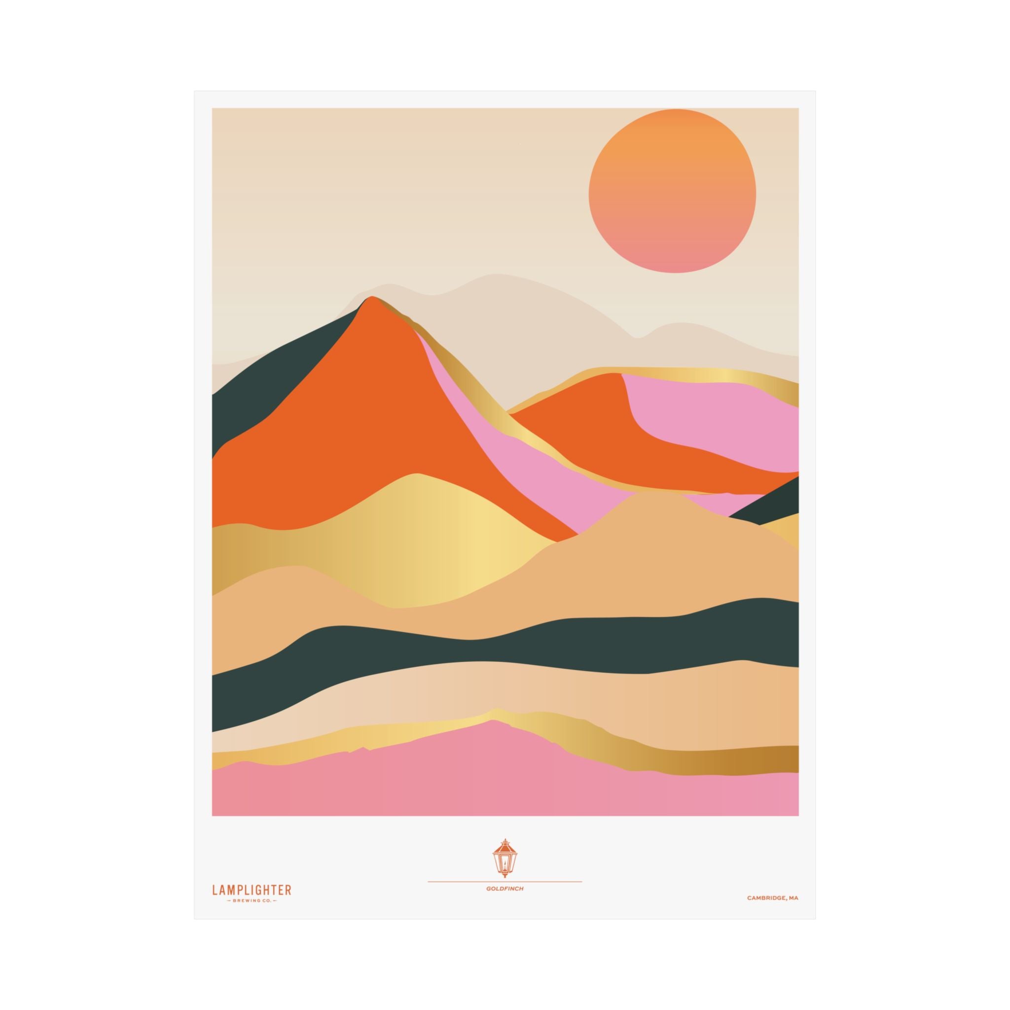 Goldfinch Can Art Poster
