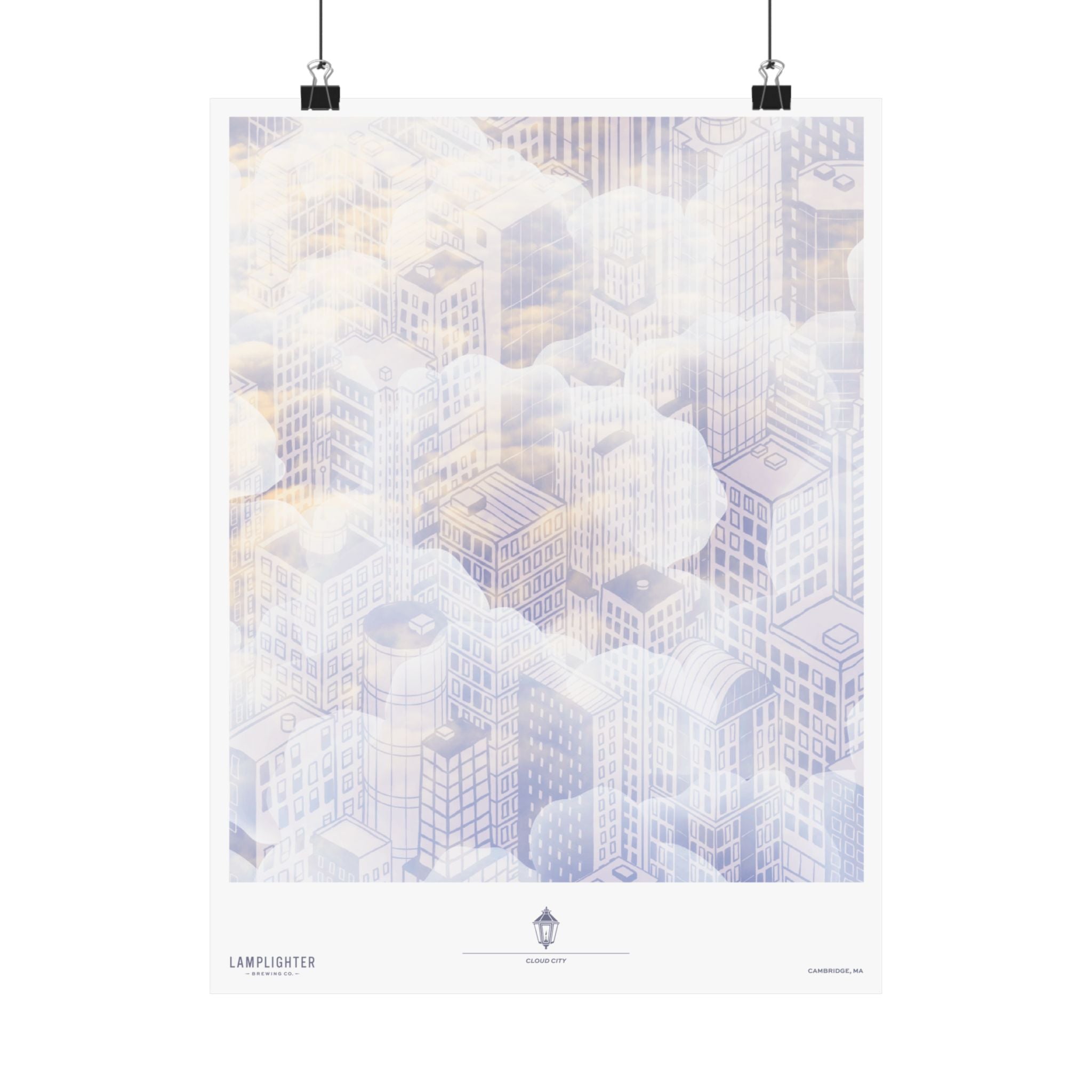 Cloud City Can Art Poster