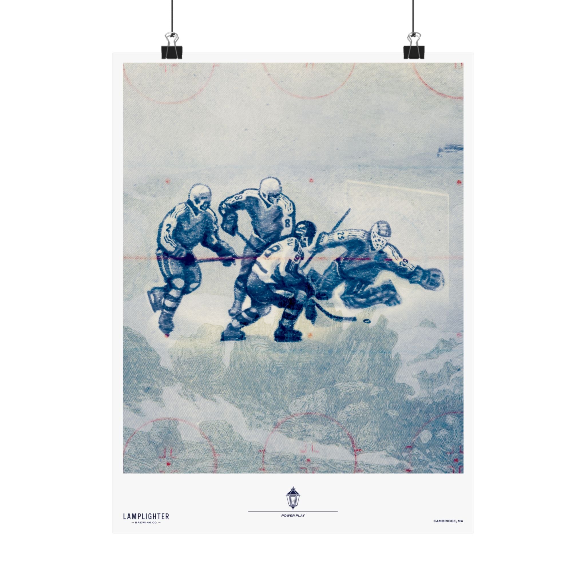 Power Play Can Art Poster – Lamplighter Brewing Co.