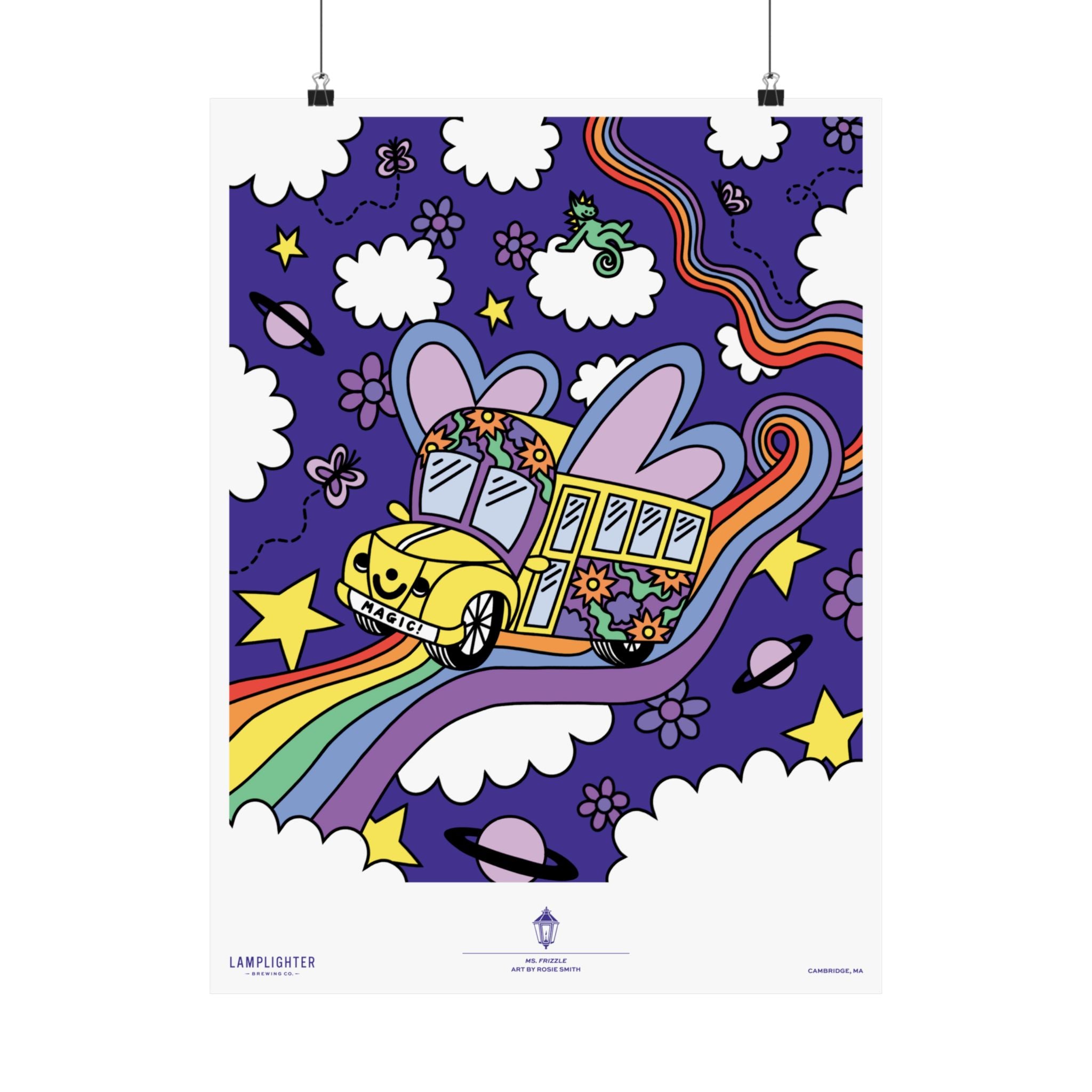 Ms. Frizzle Can Art Poster