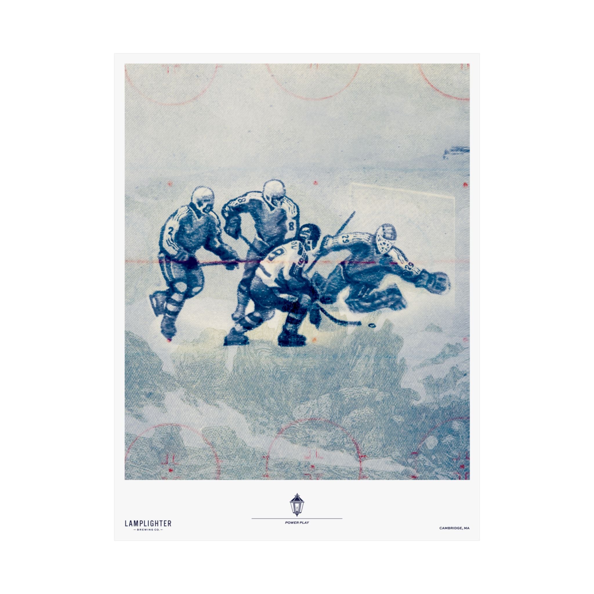Power Play Can Art Poster – Lamplighter Brewing Co.