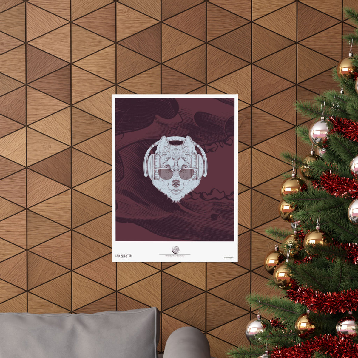 Werewolves of Cambridge Can Art Poster