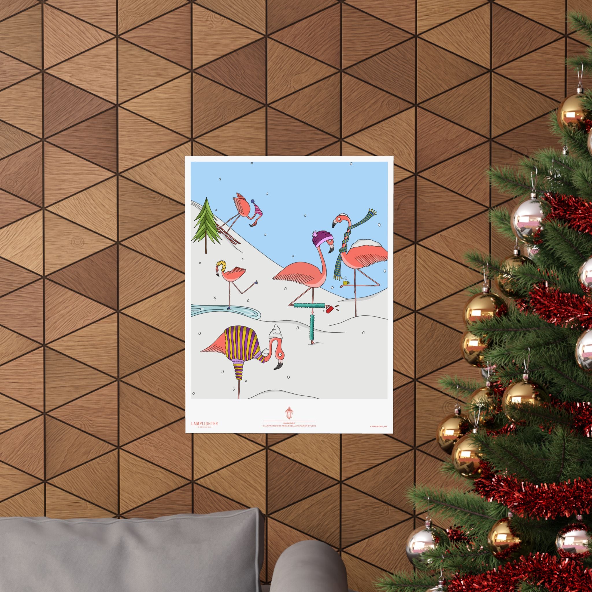 Snowbird Can Art Poster – Lamplighter Brewing Co.