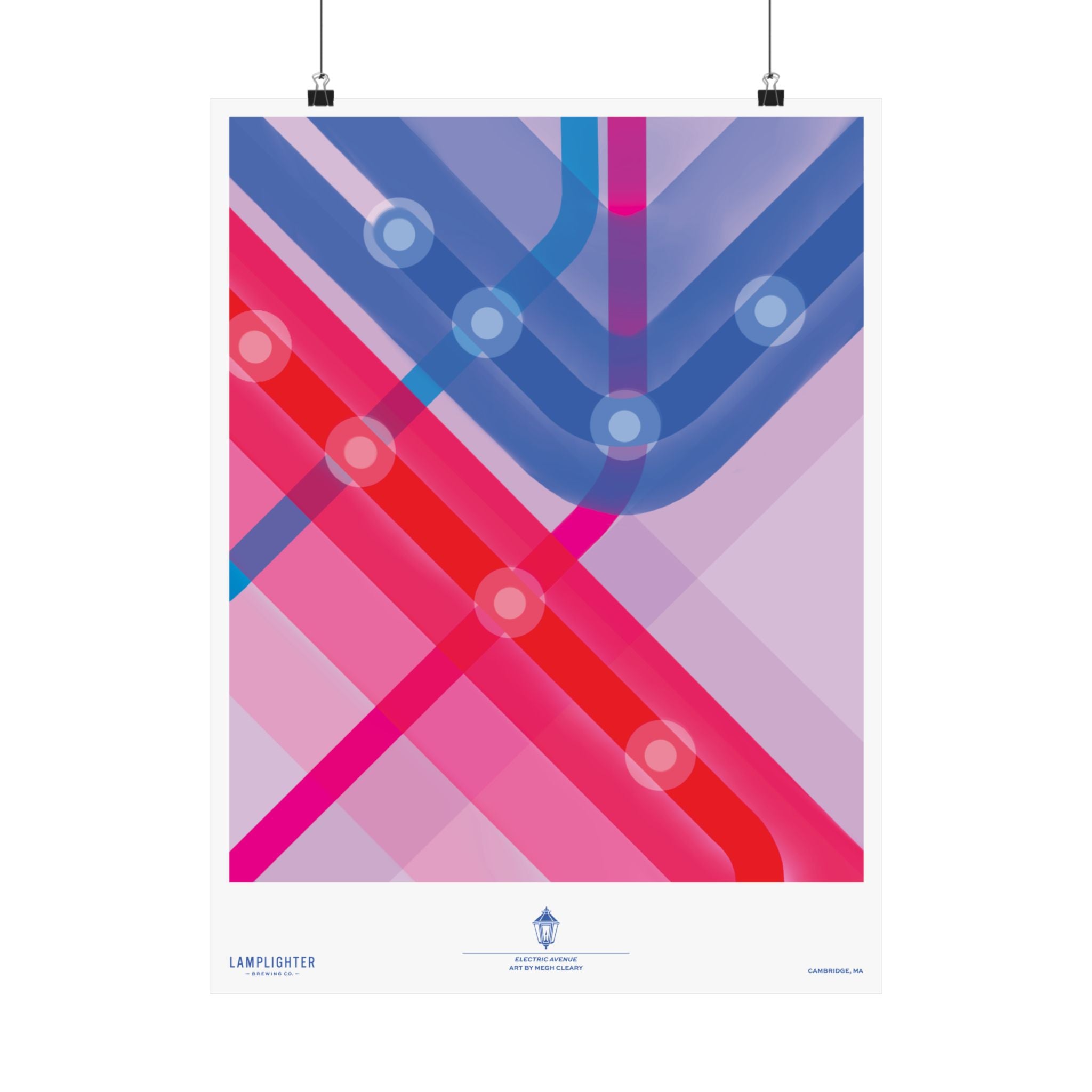 Electric Avenue Can Art Poster