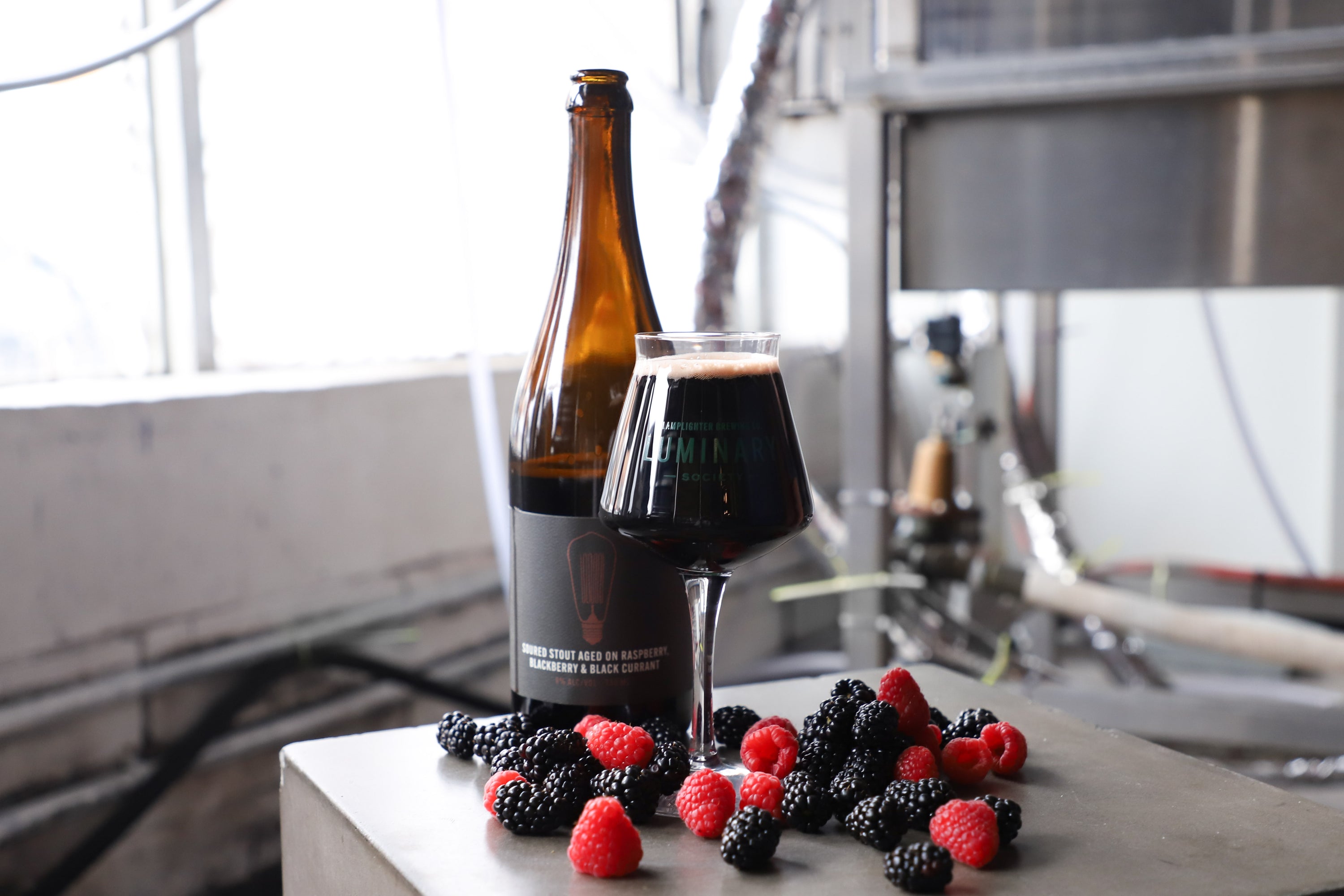 Soured Stout on Berries