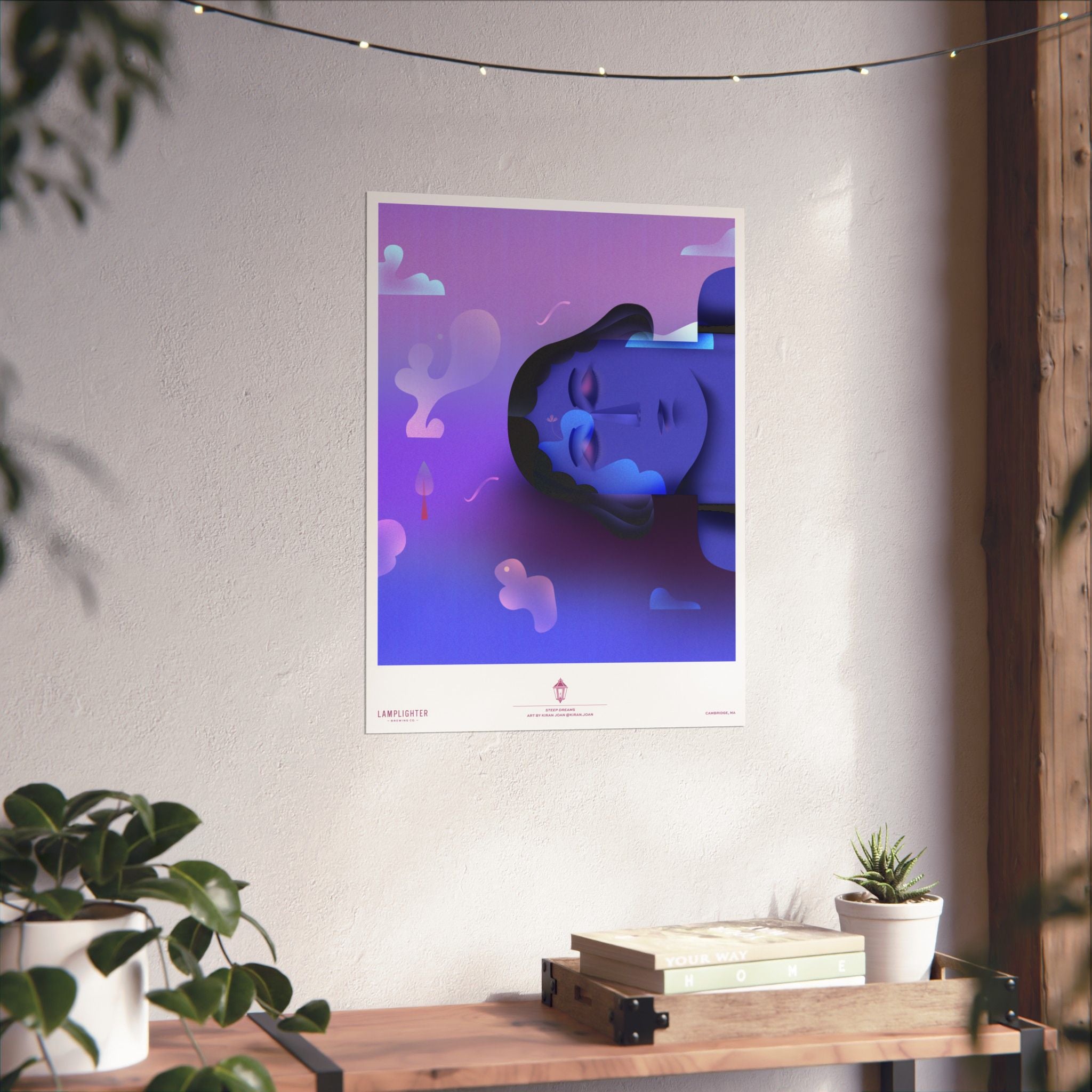 Steep Dreams Can Art Poster