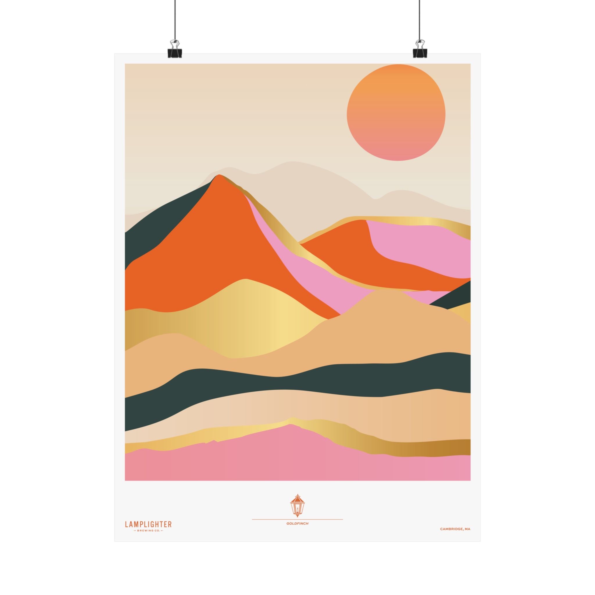 Goldfinch Can Art Poster