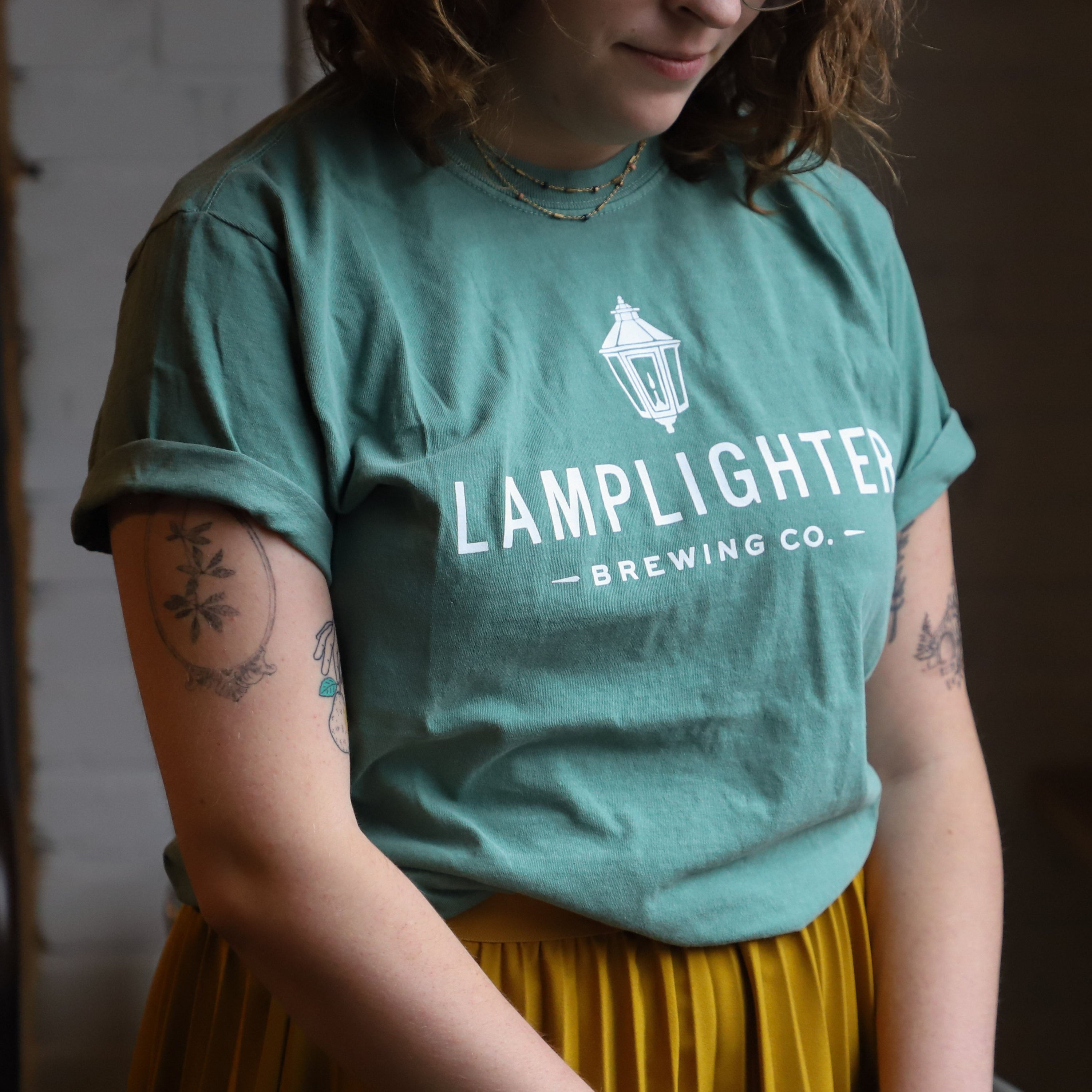 Classic Lamplighter Tee in Light Green