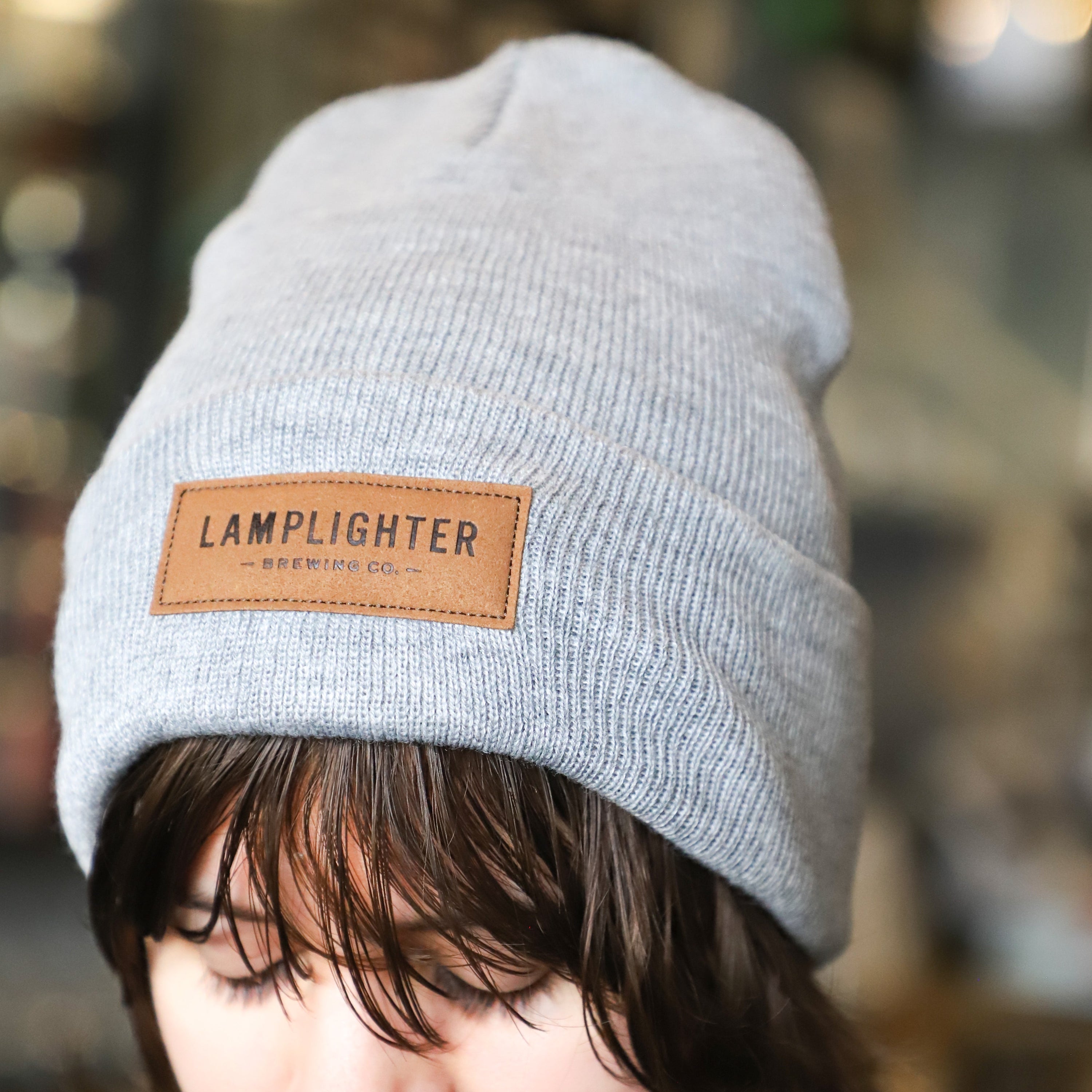 Heather Grey Knit Beanie