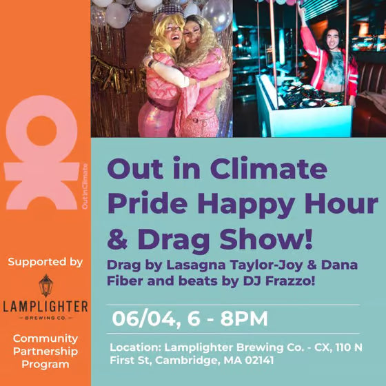 Out in Climate Drag Happy Hour